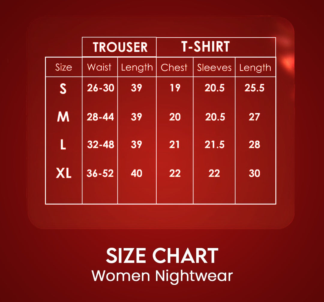 Persian Blue Women Night Suit Palazzo PJ Set