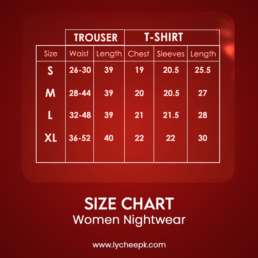 Maroon V-Neck Women Night Suit PJ Set